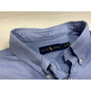 Ralph Lauren Mens Classic Fit Oxford Button Down Shirt Blue Blaire XL 17 34/35